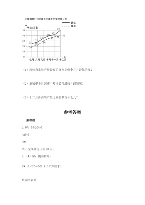 小升初数学应用题50道及完整答案（典优）.docx