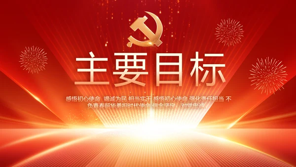 党支部党员大会工作总结汇报动态PPT
