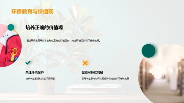 环保意识与课堂融合