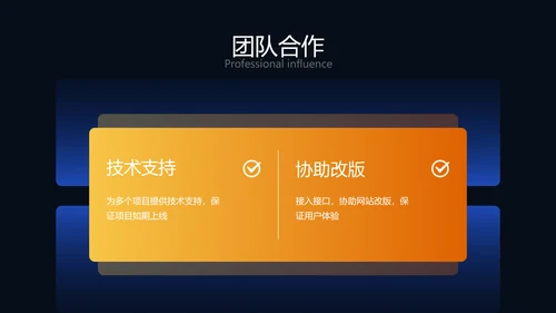 炫酷时尚风年度工作总结PPT模板