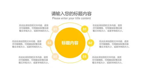 黄色简约风大数据PPT模板