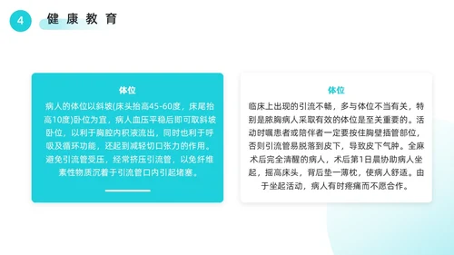 胸腔闭式引流管的护理绿色医疗简约风胸腔闭式引流管护理PPT模板护理查房
