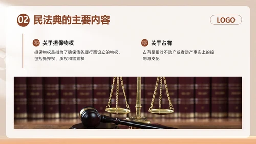 棕色简约民法典如何保护个人权益PPT模板宣传PPT动态PPT案例分析