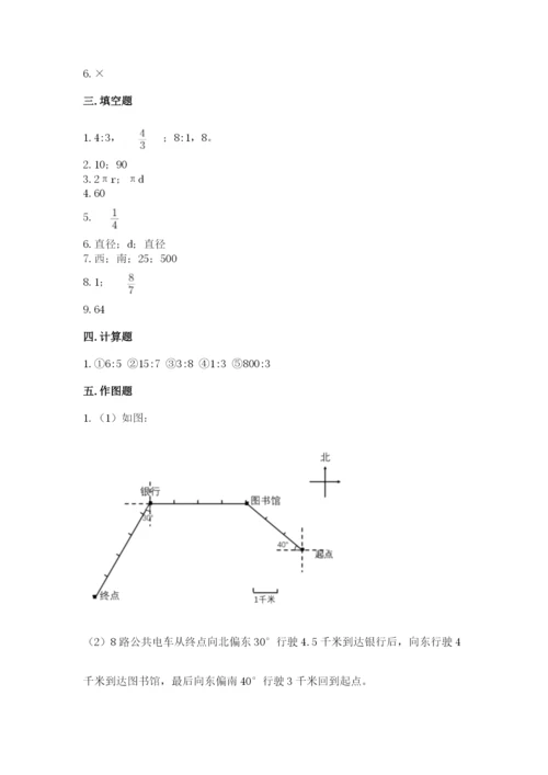 小学六年级上册数学期末测试卷附参考答案ab卷.docx