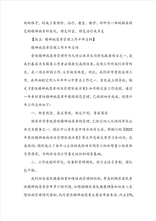 精神病患者排查管控工作汇报