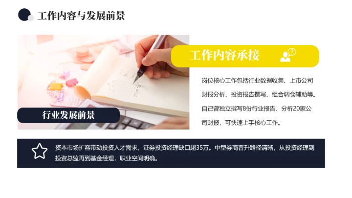 会计专业大学生求职综合能力展示职业生涯规划通用PPT模版