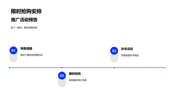 新品发布与双十一策划PPT模板