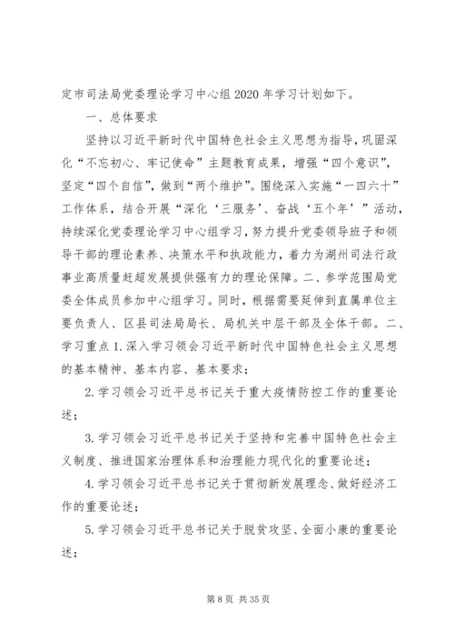 党委理论学习中心组某年学习计划共6篇.docx