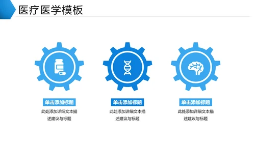创意医学医疗类报告医院宣传通用PPT模板