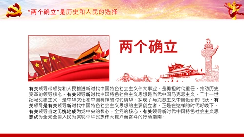 两个确立党的百年奋斗史成就经验决议PPT