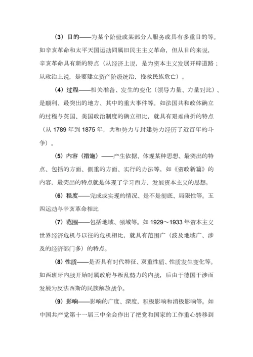 超实用高考历史十一类试题解题方法.docx