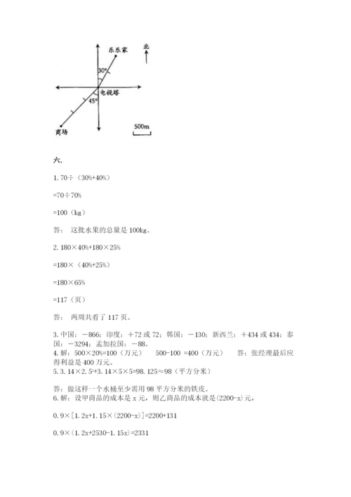 成都外国语学校小升初数学试卷（真题汇编）.docx