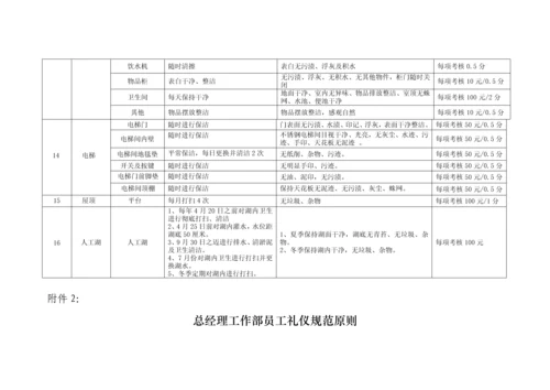 总经理工作部服务管理工作标准细则论述.docx