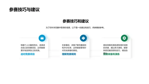 科学竞赛解析与感悟PPT模板