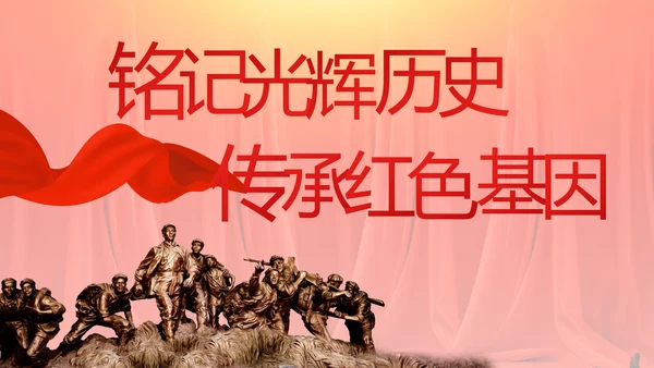 七一党支党史学习总结动态PPT模板
