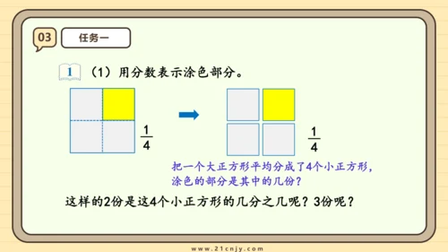 8.6 分数的简单应用（1）课件(共22张PPT) 人教版 三年级上册数学