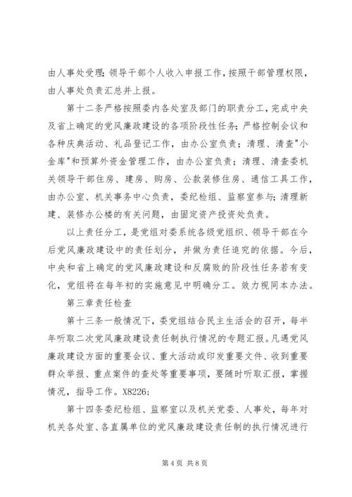 实施党风廉政建设责任制的暂行办法.docx