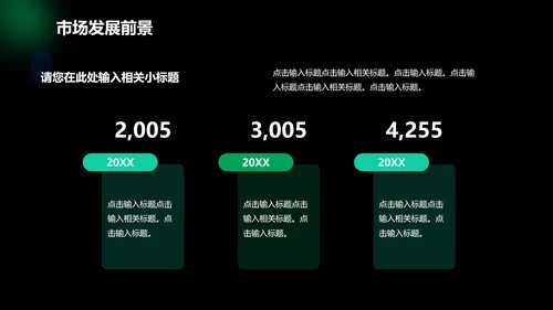 绿色光晕行业招商合作计划书PPT模板