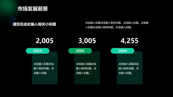 绿色光晕行业招商合作计划书PPT模板