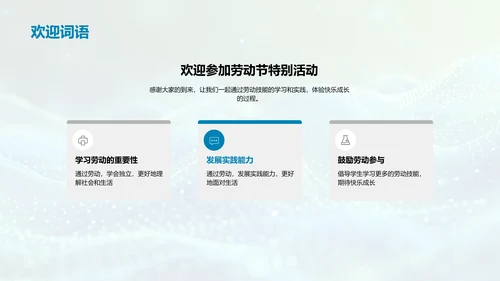 劳动技能的学习和应用