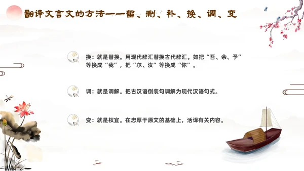 文言文学习如何学好文言文水墨古风山水中国风语文文言文语文学习方法