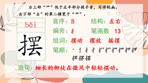 13、画杨桃（第一课时）  课件