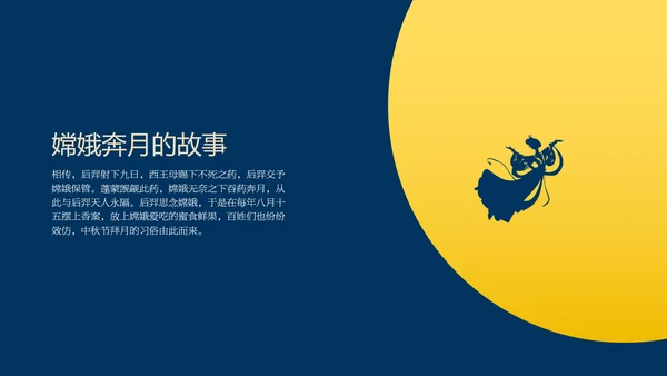 蓝色时尚高级新中式中秋文化介绍PPT模板