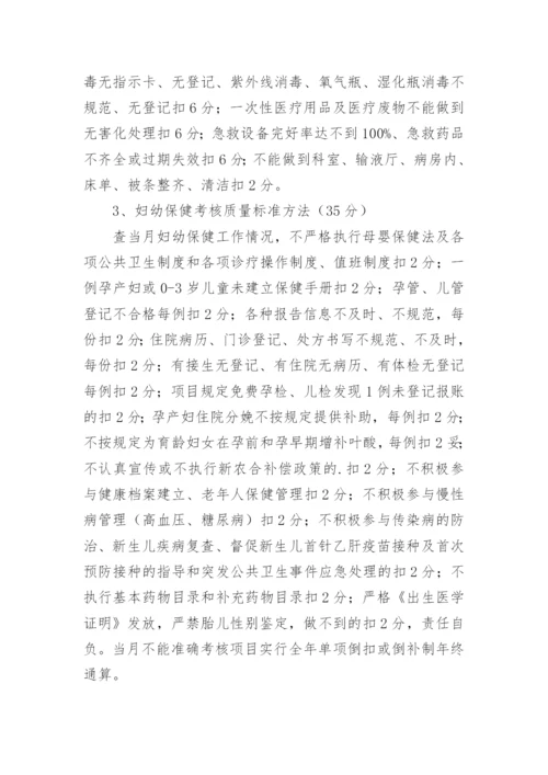 乡镇卫生院绩效考核方案.docx