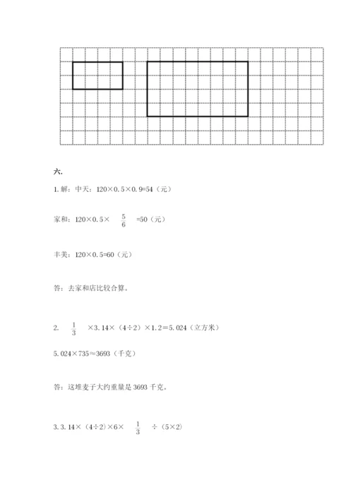 六年级毕业班数学期末考试试卷含答案（预热题）.docx