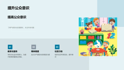 气候系统与地理影响课程PPT模板