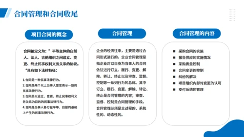 项目企业采购管理培训商务风通用PPT模板