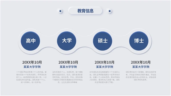 蓝色简约新拟态风岗位竞聘述职报告自我介绍ppt模板竞聘1