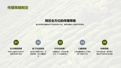 绿色农产品赋能战略