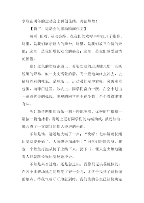 运动会的感动瞬间作文.docx