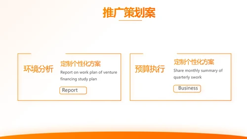 橙色大气保险公司行业工作总结计划动态PPT