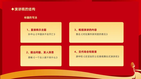 橙色渐变挑战人生展现口才学会演讲培训课件PP