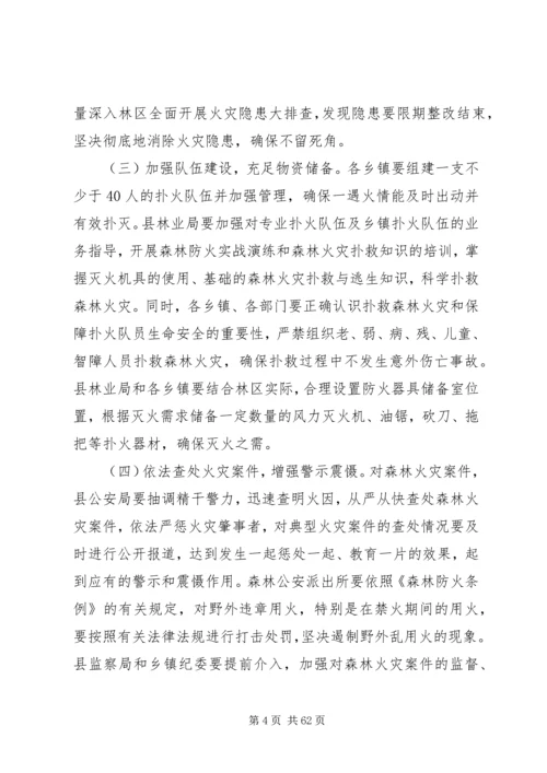 副县长在全县森林防火工作紧急电视电话会议上的讲话_1.docx