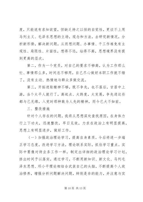 党性修养缺乏锤炼分析.docx