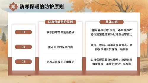 褐色中国风秋季养生指南PPT模板