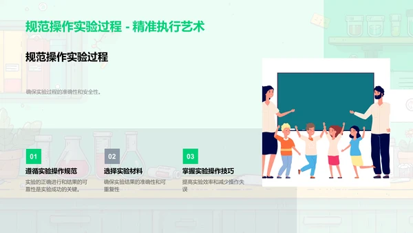 科学实验解析PPT模板