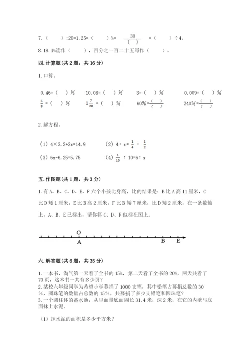 北师大版小学数学六年级下册期末检测试题附答案（培优）.docx
