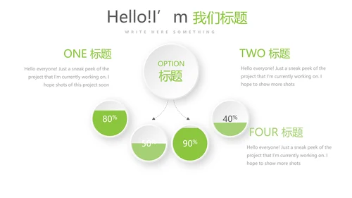 绿色清新简约大方医药代表工作汇报动态PPT