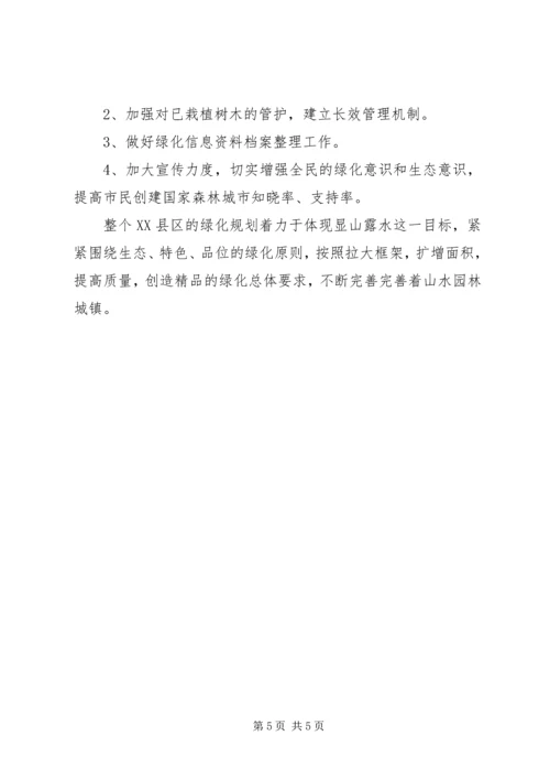 园林绿化自查报告范文.docx