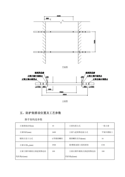 电梯井道防护搭设专题方案.docx