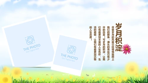 致青春放飞梦想同学会电子相册动态PPT