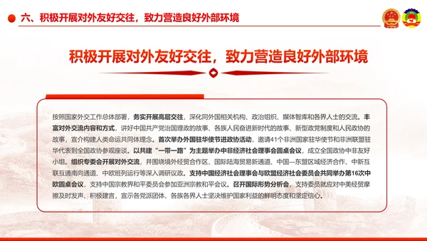 全国两会之政协工作报告学习解读PPT模板