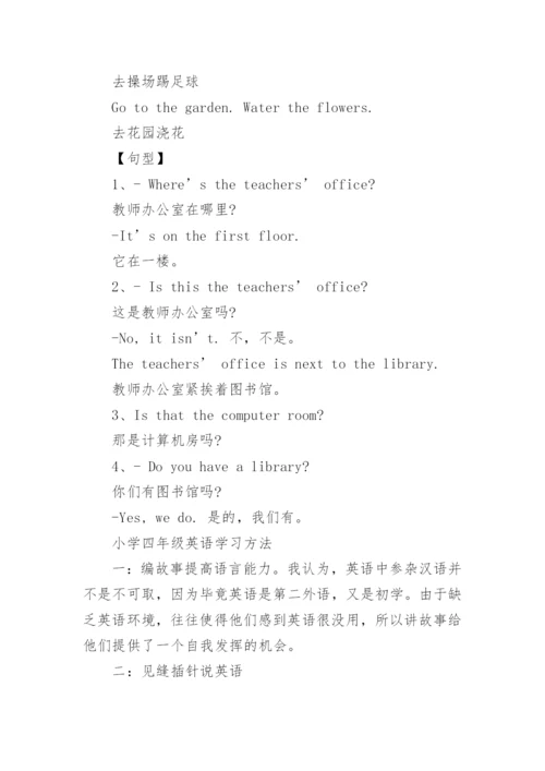 外研版四年级上册英语电子课本教材（三起）.docx