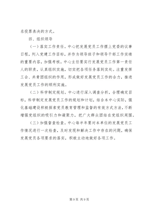 篇一：XX年发展党员工作计划 (3).docx