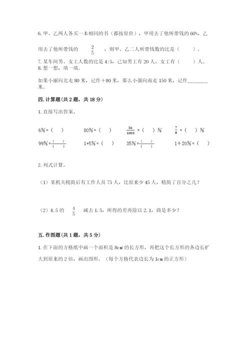 人教版六年级下册数学期末测试卷及参考答案【精练】.docx