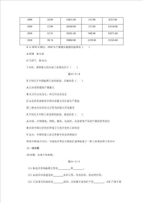 第二节第1课时中国工业的发展和分布